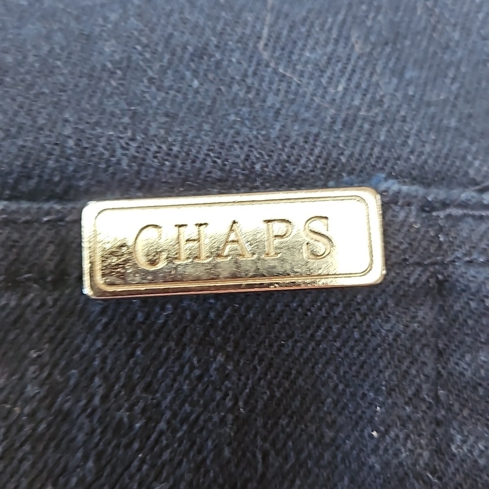 Chaps Denim Navy Capri Jeans sz. 6 Nautical Summer - Picture 7 of 9